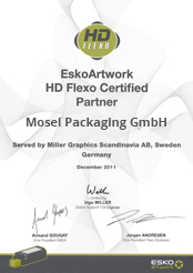 HD Flexo Zertifikat